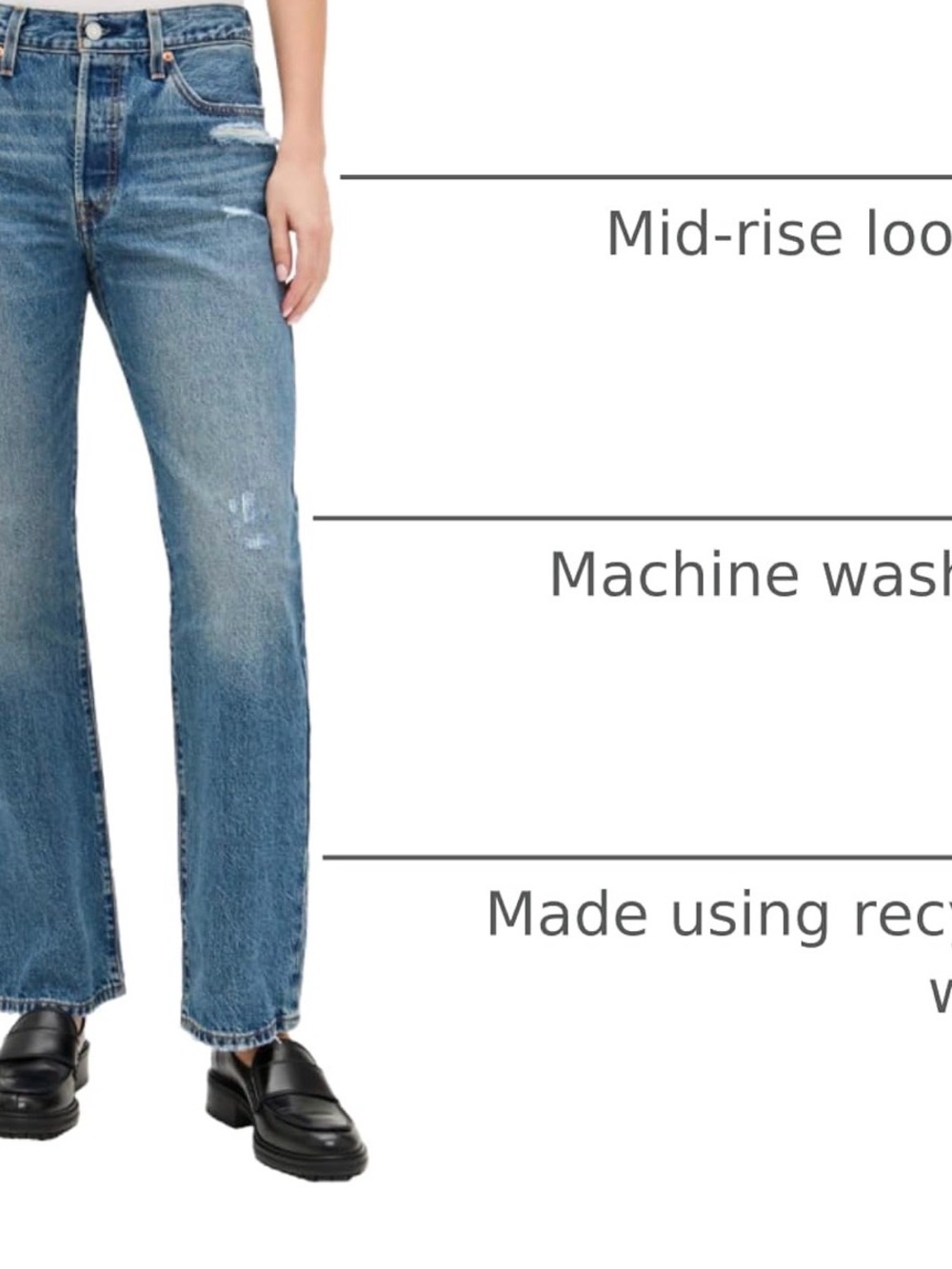 Levi’s 501 90’s vintage Wash Jeans 28 - Picture 4 of 9